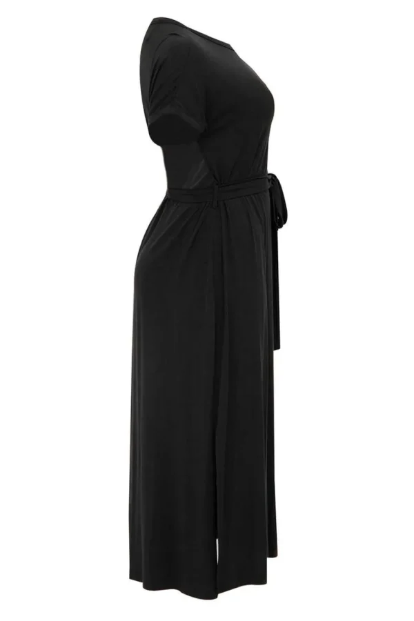 Mat Fashion Abito con cintura in vita taglie comode Best