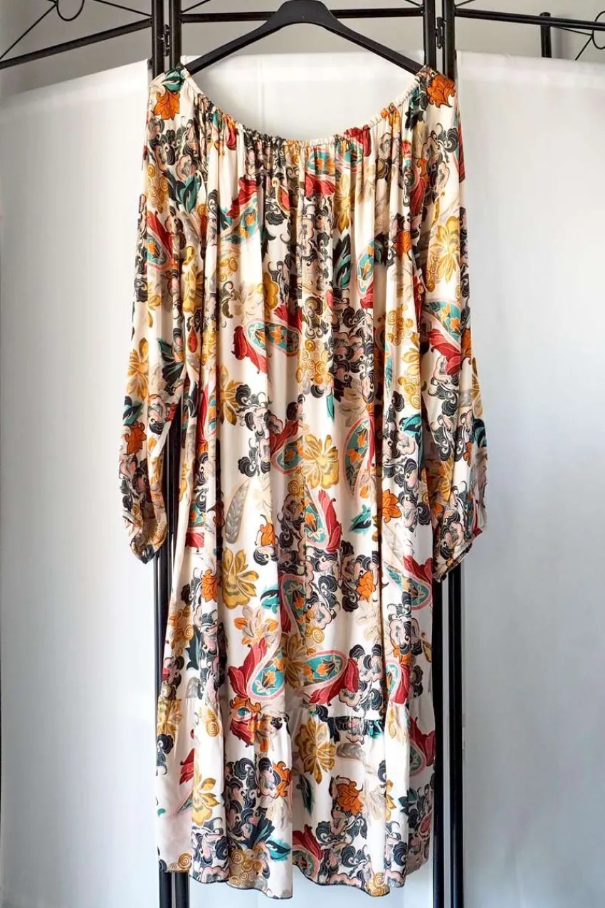 abito_con_spalle_scoperte_7.webp Donna Curvy Abito con spalle scoperte e stampa paisley taglie comode New