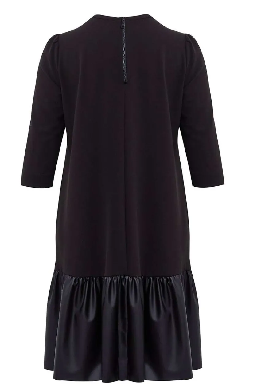 abito_doppio_tessuto_con__5.webp Mat Fashion Abito doppio tessuto con balza Taglie Comode Hot