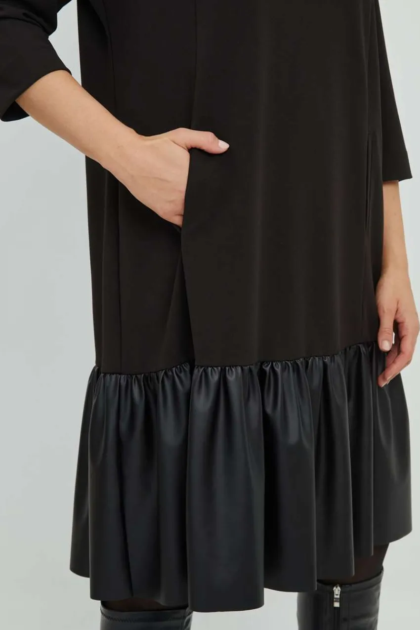 abito_doppio_tessuto_con__6.webp Mat Fashion Abito doppio tessuto con balza Taglie Comode Hot