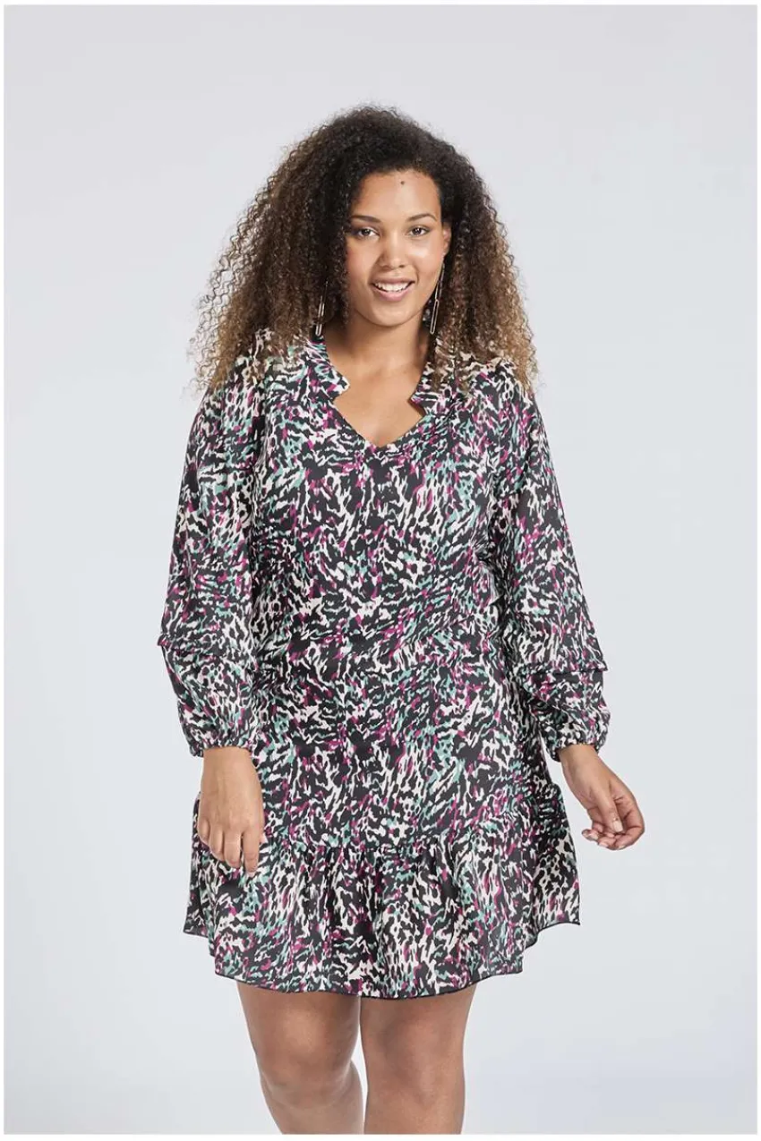 abito_fantasia_ruches_tag_2.webp SPG Woman Abito fantasia ruches taglie comode Outlet