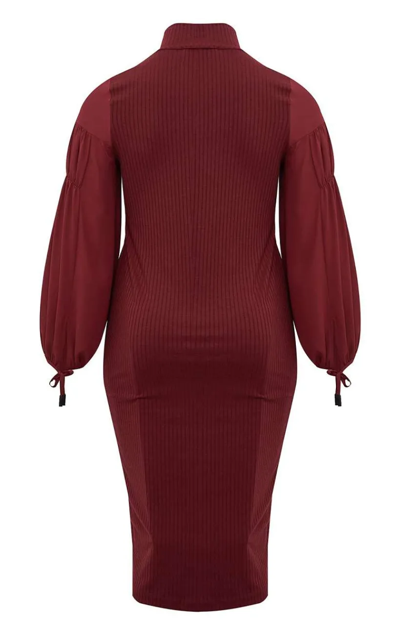 abito_in_maglia_a_collo_a_7.webp Mat Fashion Abito in maglia a collo alto Taglie Comode Sale