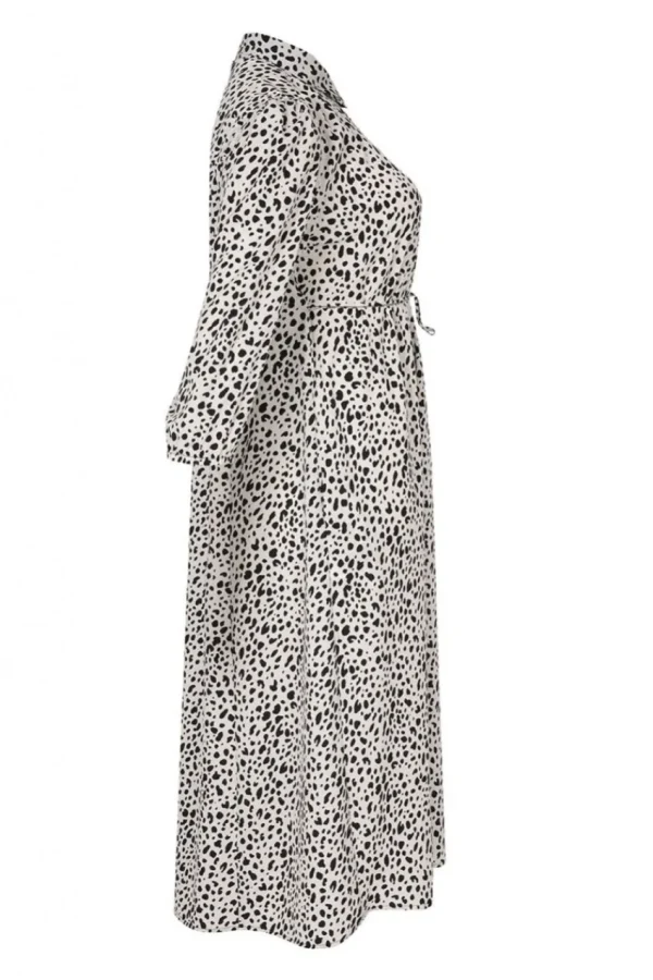 Mat Fashion Abito lungo con stampa Animalier taglie comode Clearance