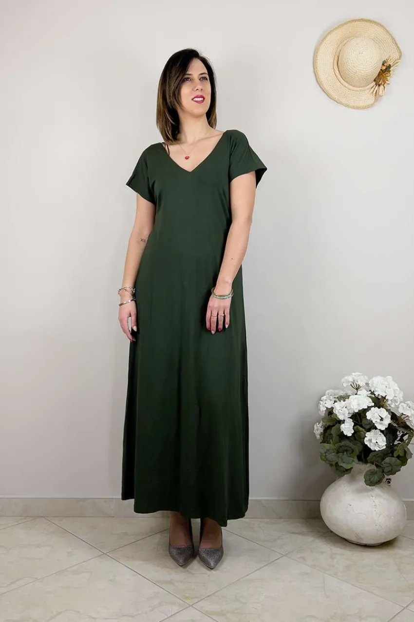 abito_mezza_manica_lungo__0.webp Mat Fashion Abito mezza manica lungo scollo a V taglie comode Hot