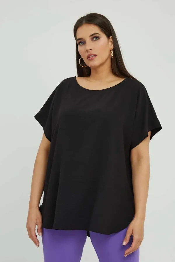 Mat Fashion Blusa classica a scatoletta taglie comode New