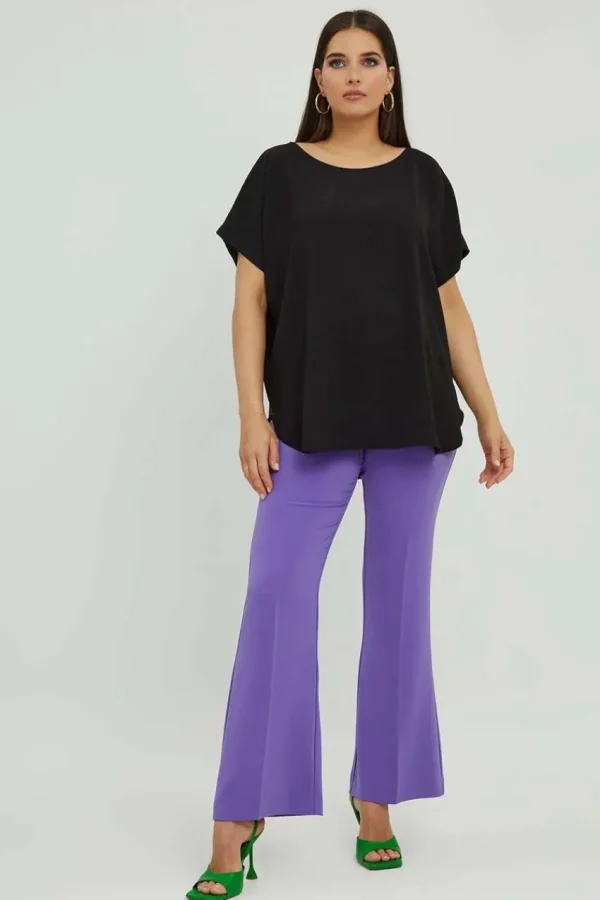 Mat Fashion Blusa classica a scatoletta taglie comode New