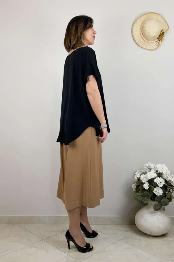 Mat Fashion Blusa classica a scatoletta taglie comode New
