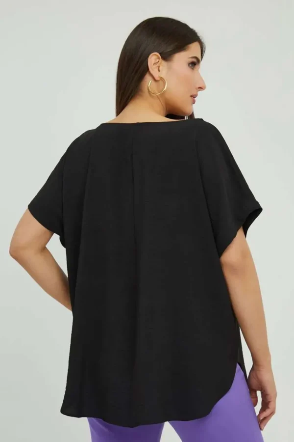 Mat Fashion Blusa classica a scatoletta taglie comode New