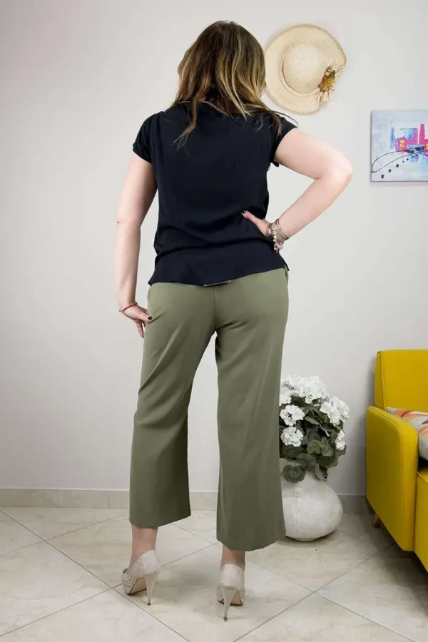 Jiveley Blusa con manica a petalo taglie comode Best