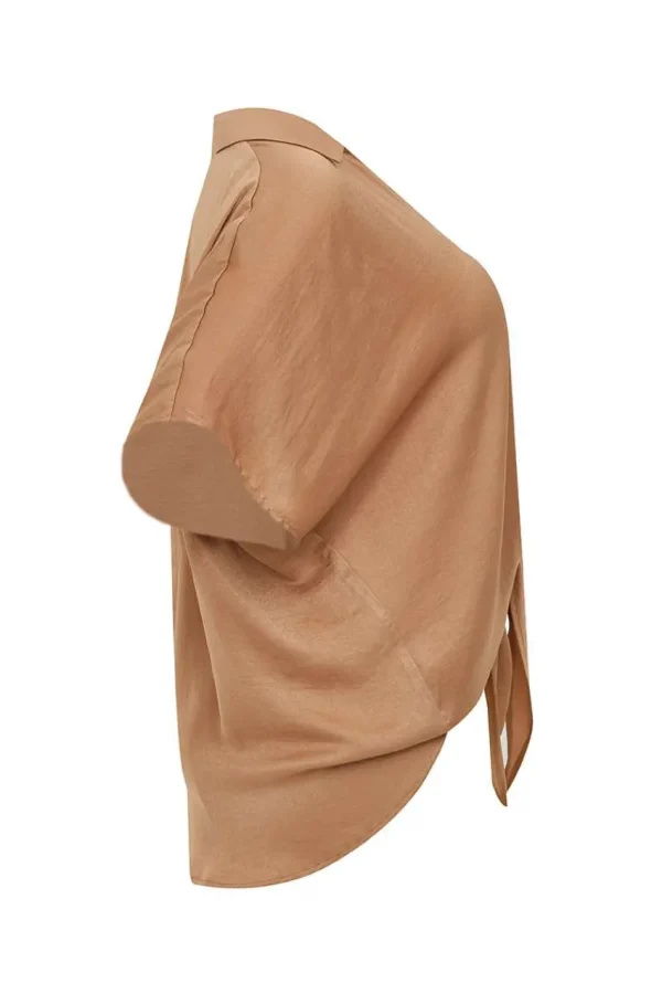 Mat Fashion Blusa con nodo taglie comode Clearance