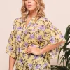 Mealys Blusa con pistagna e rouches taglie comode Online