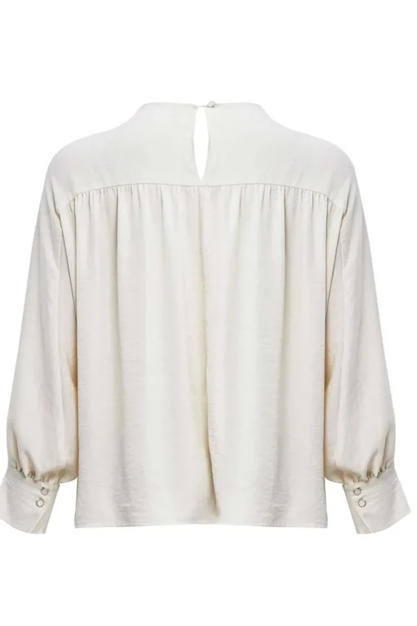 Mat Fashion Blusa con polsini e scollo a U taglie comode Discount