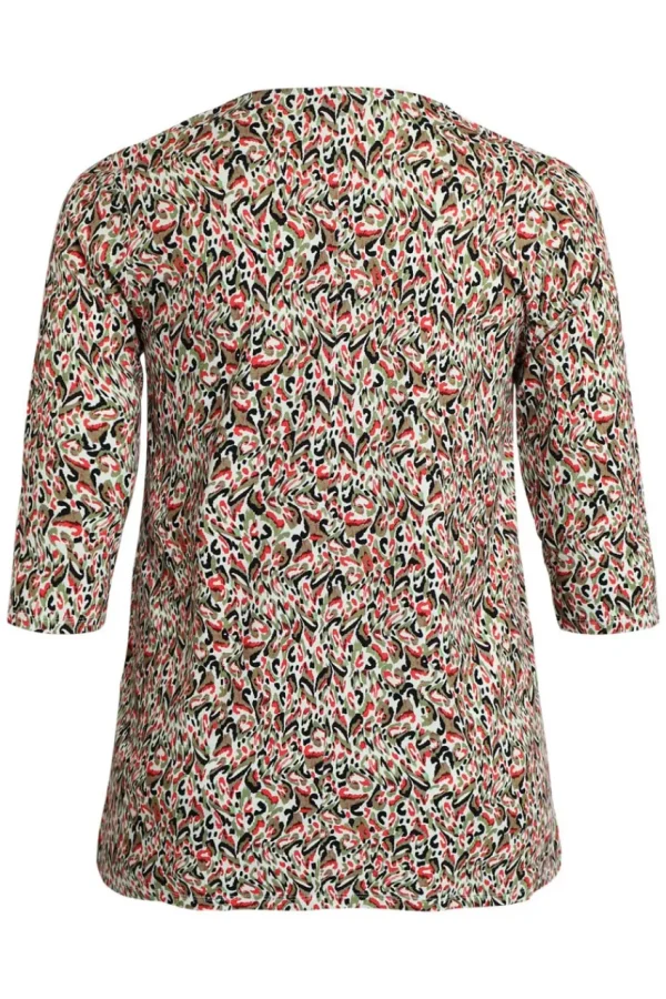 Ciso Blusa con scollo a V e zip taglie forti Hot
