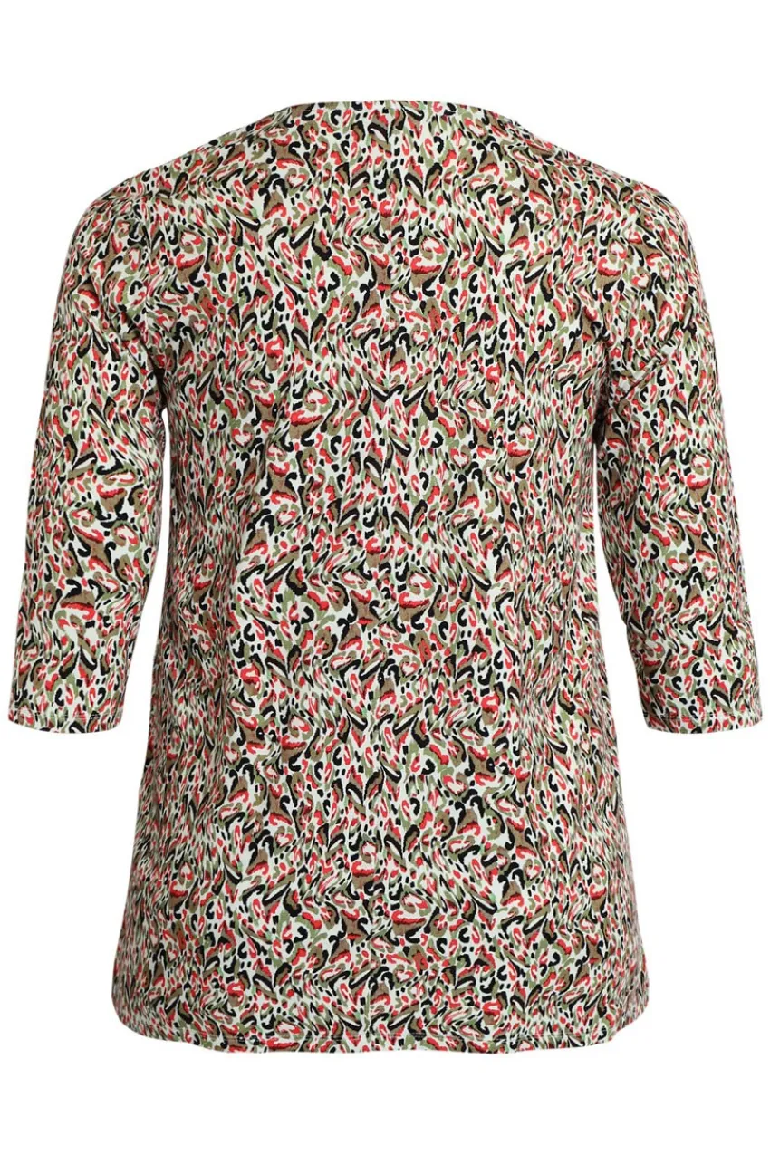 blusa_con_scollo_a_v_e_zi_0.webp Ciso Blusa con scollo a V e zip taglie forti Hot