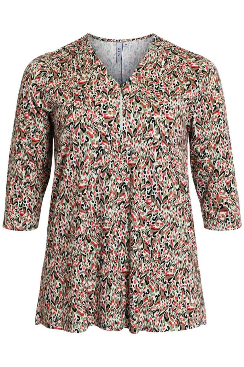 blusa_con_scollo_a_v_e_zi_1.webp Ciso Blusa con scollo a V e zip taglie forti Hot