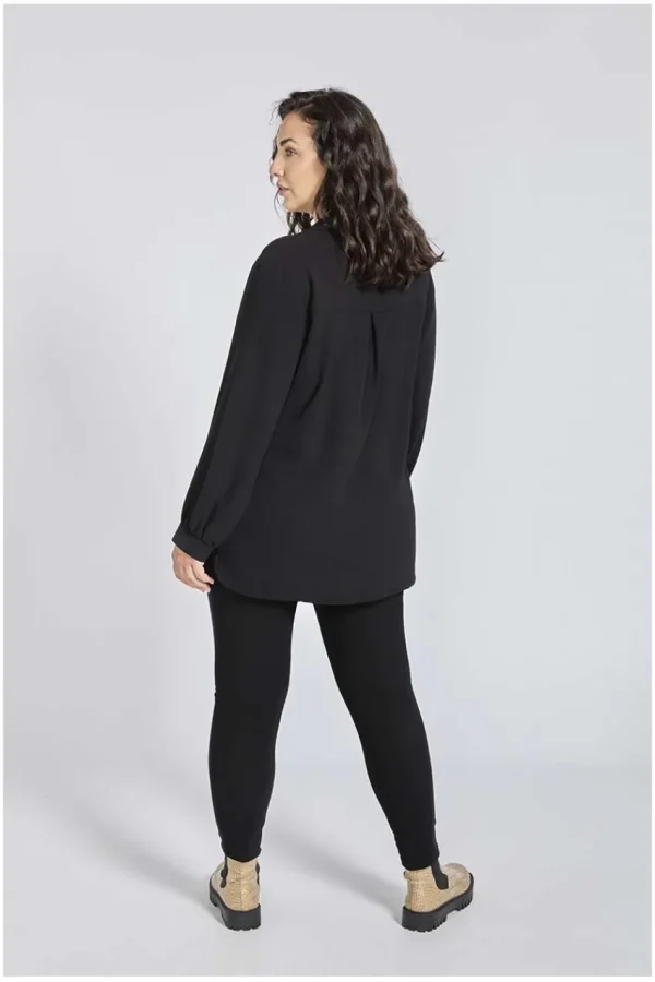 SPG Woman Blusa con scollo a V taglie comode Clearance