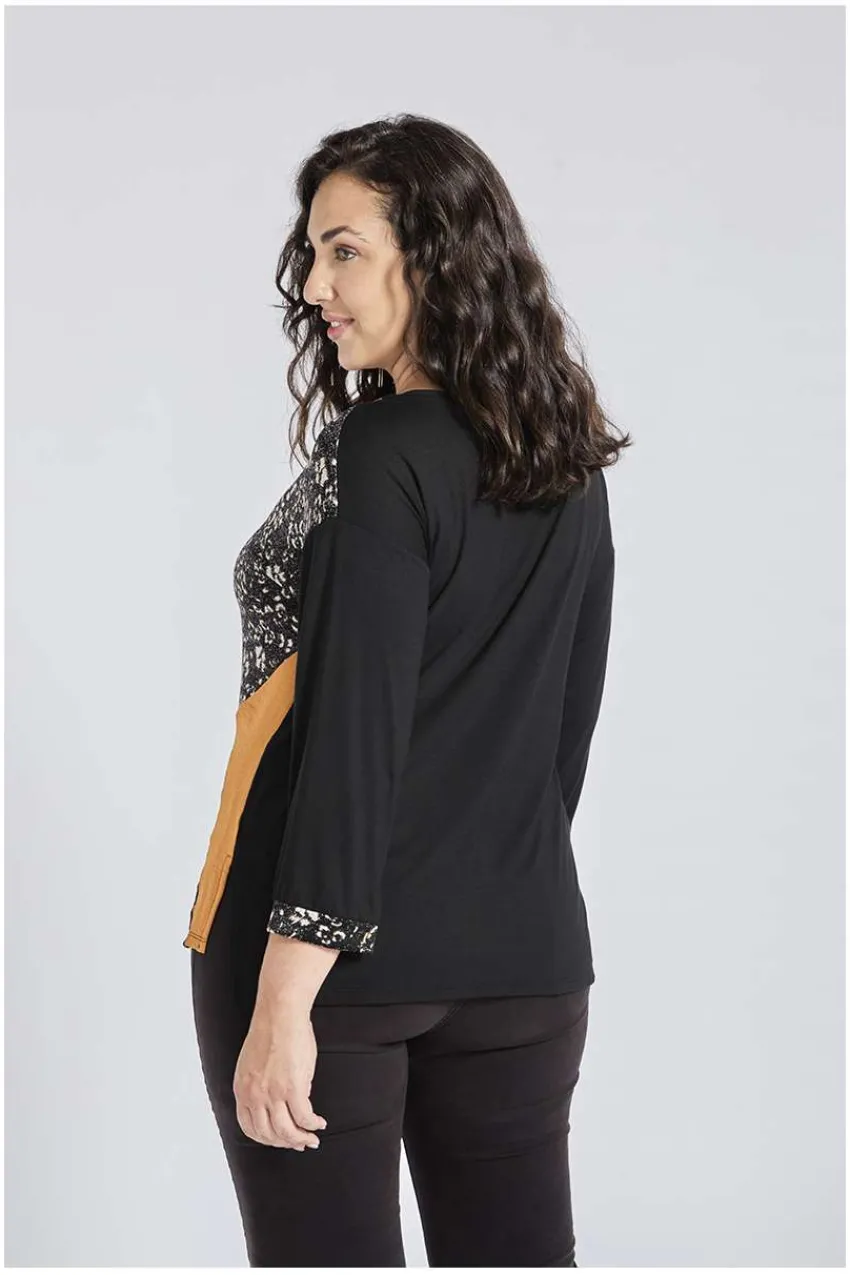 blusa_con_stampa_animalie_4.webp SPG Woman Blusa con stampa animalier taglie comode Clearance