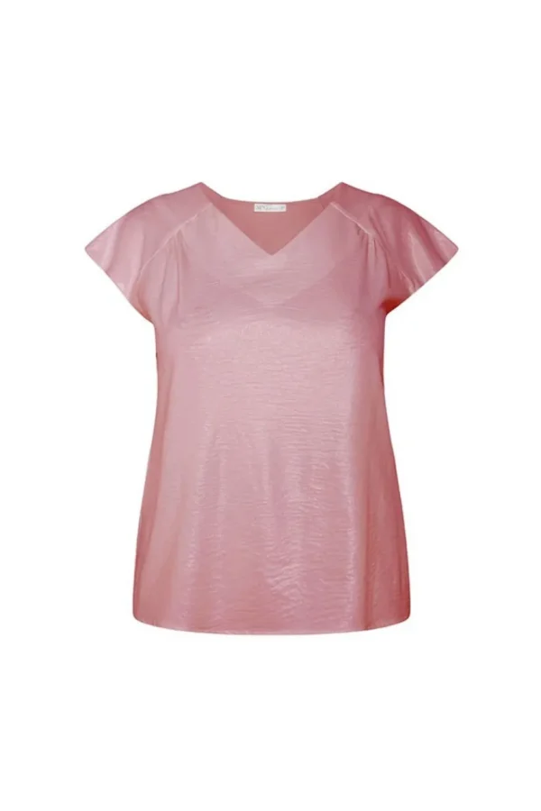 SPG Woman Blusa effetto satinato taglie forti Fashion