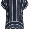 Ciso Blusa fantasia con bottone taglie forti Fashion