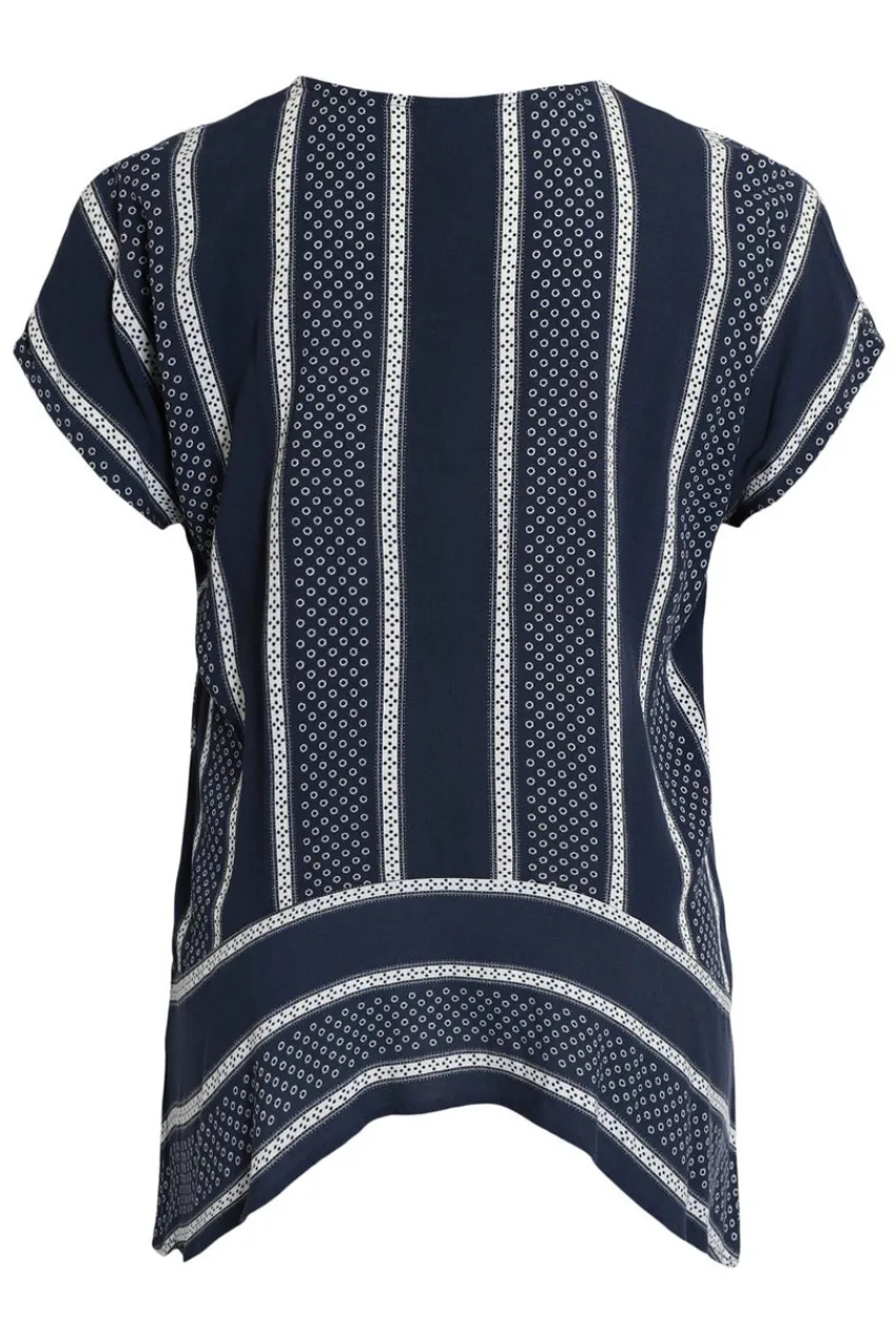 blusa_fantasia_con_botton_0.webp Ciso Blusa fantasia con bottone taglie forti Fashion
