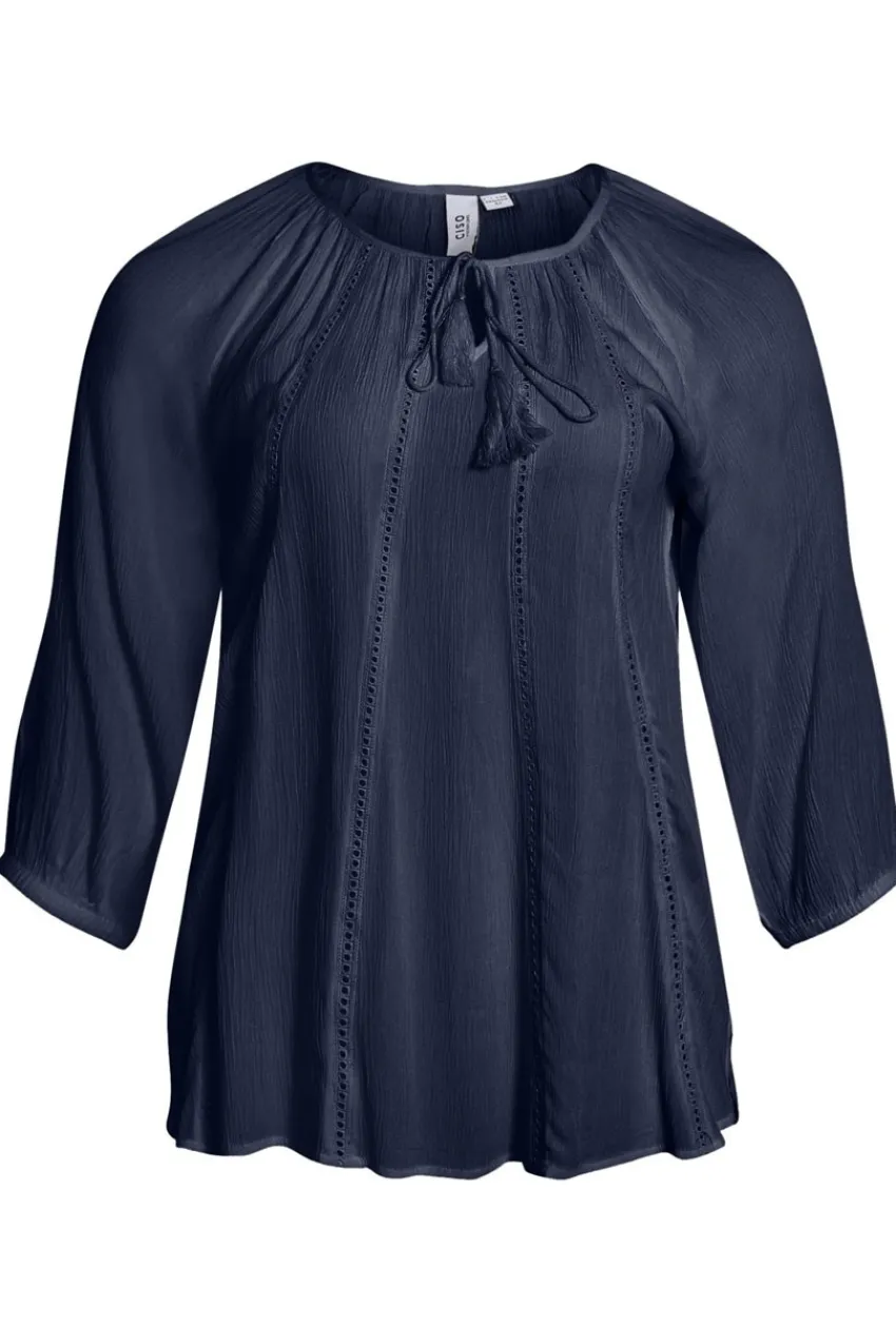 blusa_leggera_maniche_lun_0.webp Ciso Blusa leggera maniche lunghe taglie forti Discount