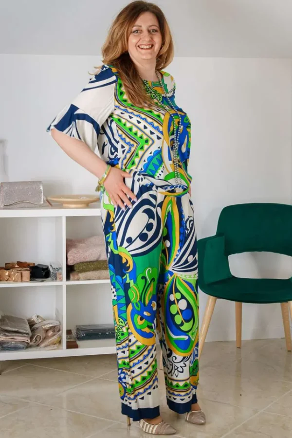 Talissa Mode Blusa scollo rotondo con dettaglio manica taglie comode Outlet