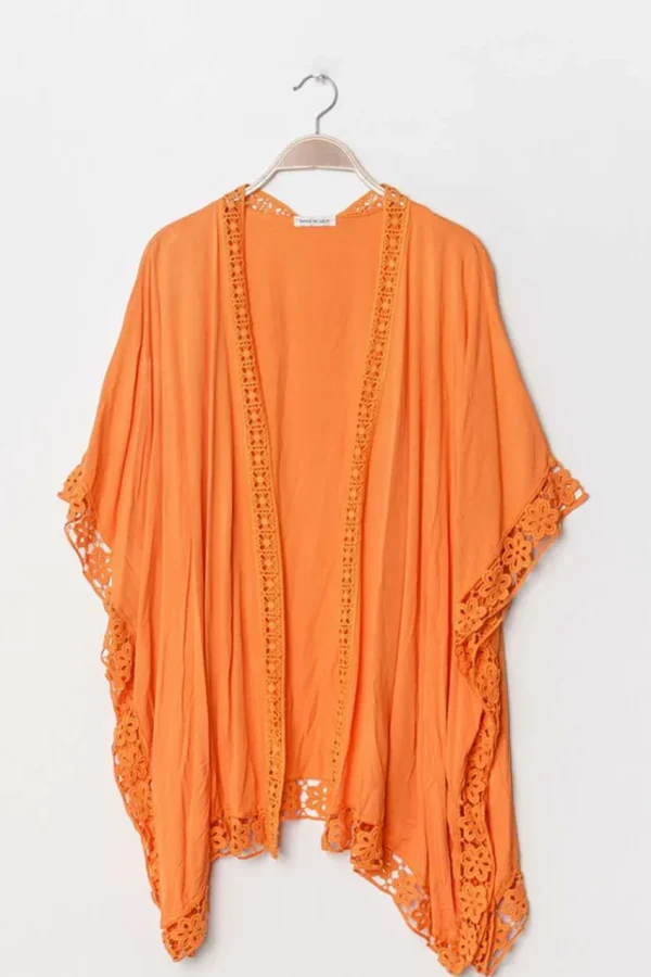 Donna Curvy Caftano con pizzo taglie forti Clearance