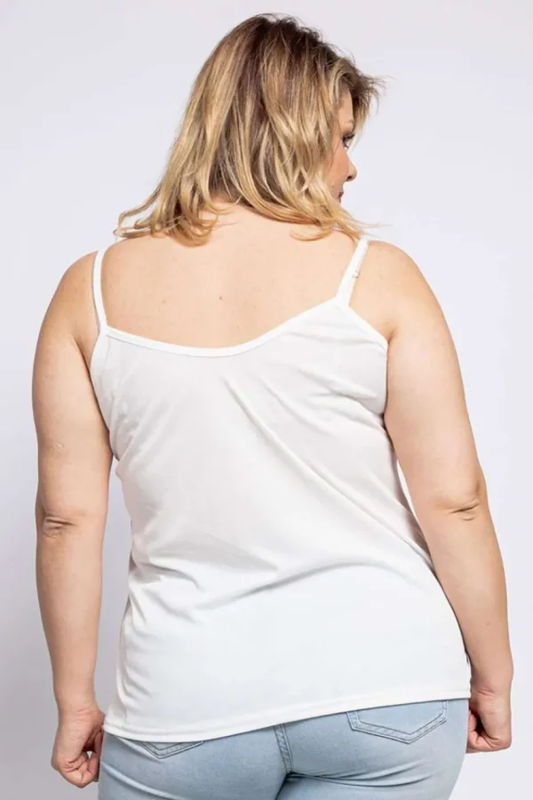 Donna Curvy Canotta basic taglie forti Discount
