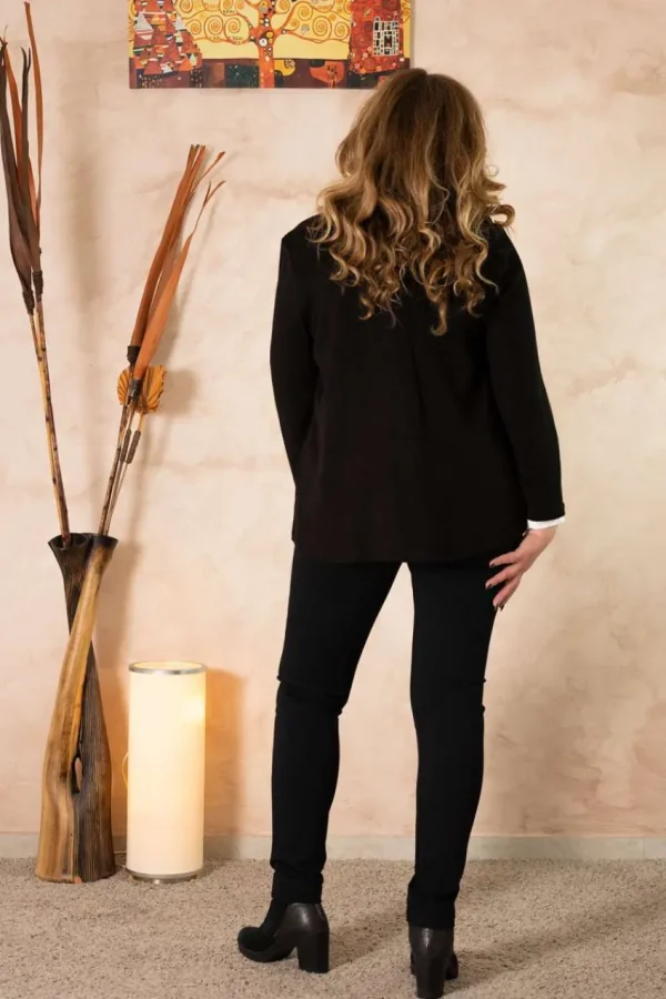Talissa Mode Cardigan con collo sciallato taglie comode Fashion