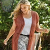 Ciso Cardigan in maglina taglie forti Online