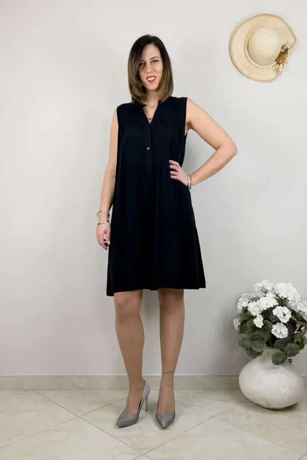 Talissa Mode Chemisier con balze e bottoni taglie comode Clearance