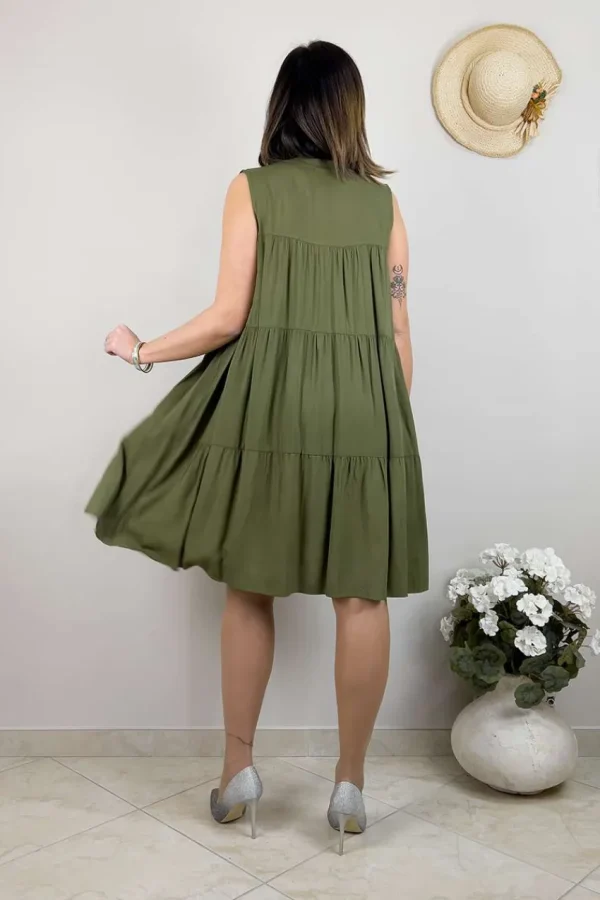 Talissa Mode Chemisier con balze e bottoni taglie comode Fashion