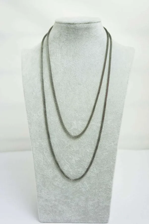 Donna Curvy Collana corda in metallo Best