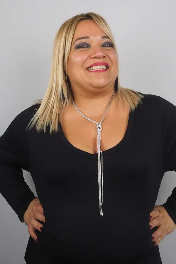 Donna Curvy Collana lunga con nodo New