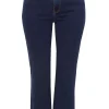 Mat Fashion Jeans cropped a zampa taglie comode Online