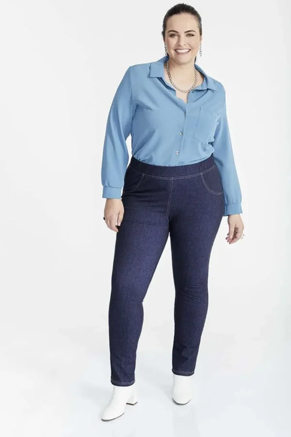 SPG Woman Leggings effetto jeans Online