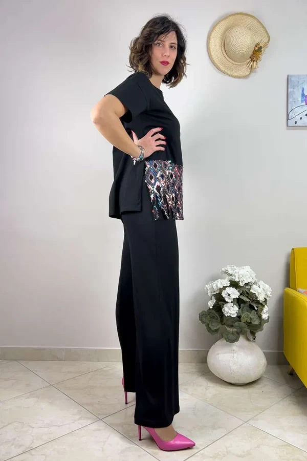 Talissa Mode Maglia con applicazioni taglie comode Sale