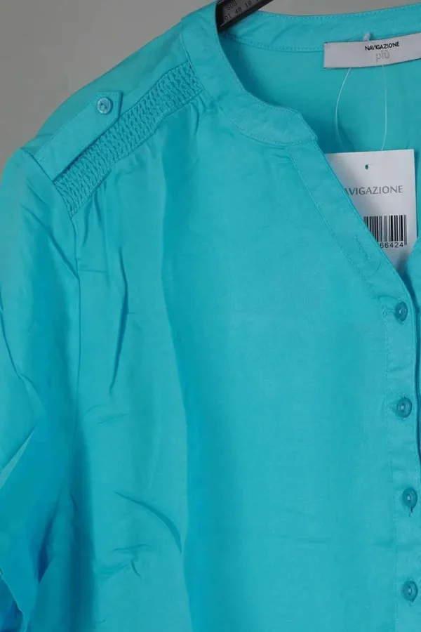 Navigazione Maglia con collo alla coreana taglie forti New
