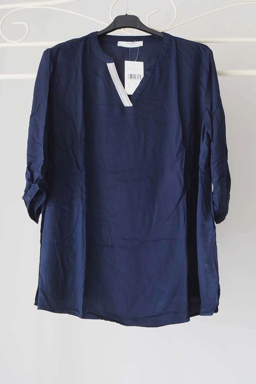 Navigazione Maglia con manica a 3/4 taglie forti Sale