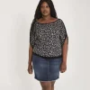 SPG Woman Maglia con scollo a U taglie comode Outlet