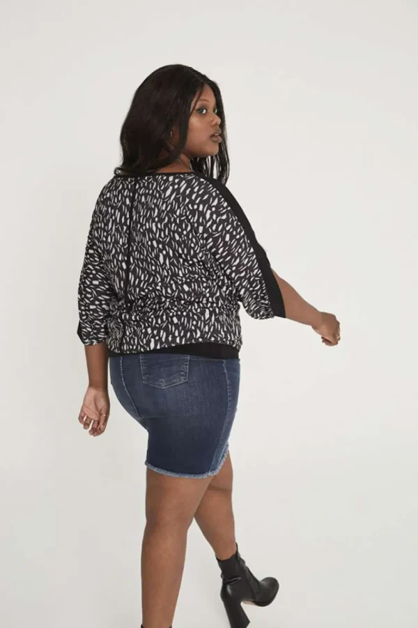 SPG Woman Maglia con scollo a U taglie comode Outlet