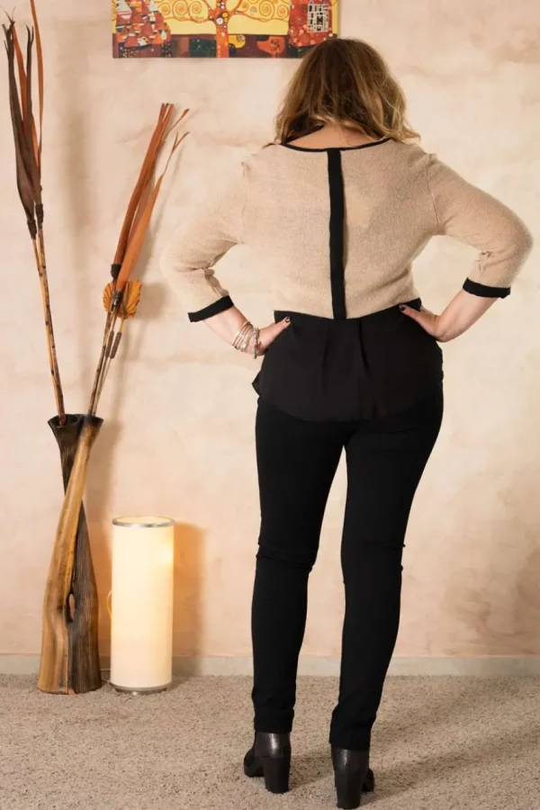 Talissa Mode Maglia doppio tessuto taglie comode Discount