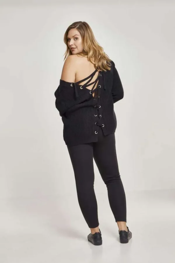 Urban Classics Maglione con lacci sul retro taglie comode Online