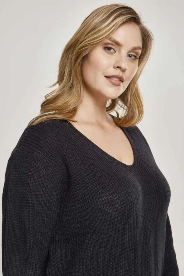 Urban Classics Maglione con lacci sul retro taglie comode Online