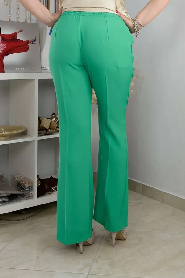 Donna Curvy Pantalone a trombetta taglie comode New
