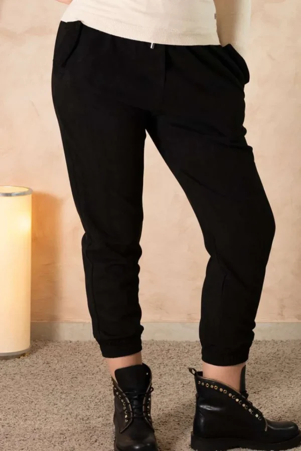 Talissa Mode Pantalone cargo in velluto taglie comode Clearance