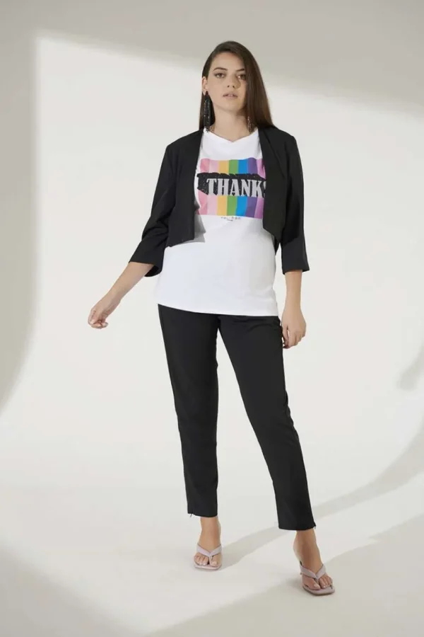 Talissa Mode Pantalone classico taglie comode Clearance