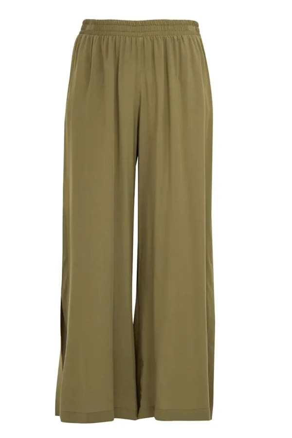 Mat Fashion Pantalone con spacchi laterali taglie comode Hot