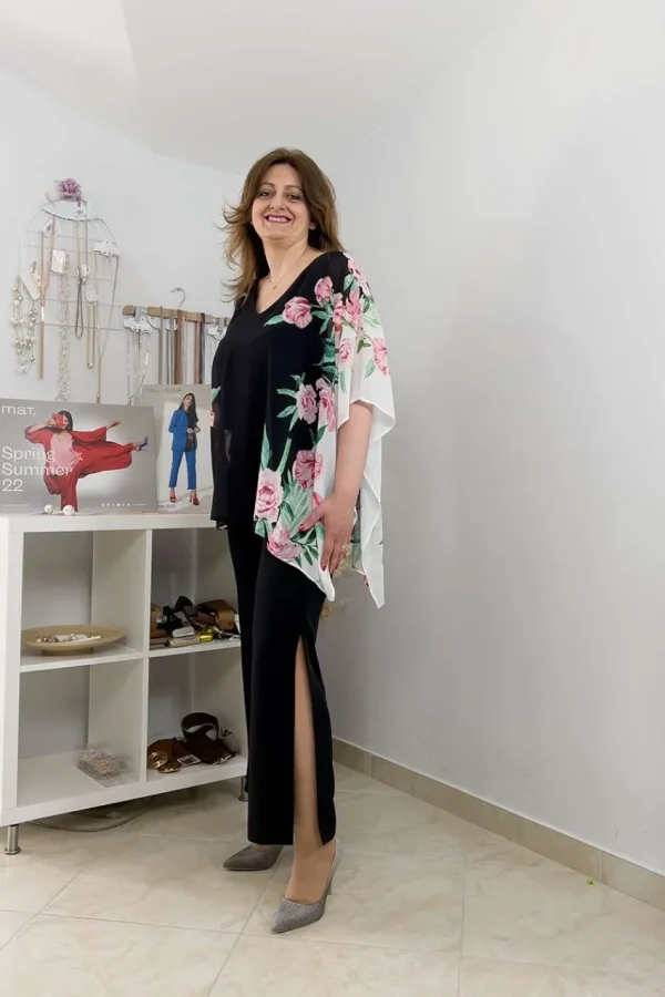 Jiveley Pantalone con spacchi taglie comode Online