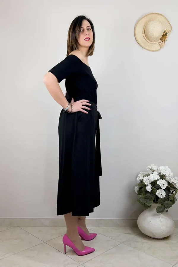 Mat Fashion Pantalone culotte al polpaccio taglie comode Best
